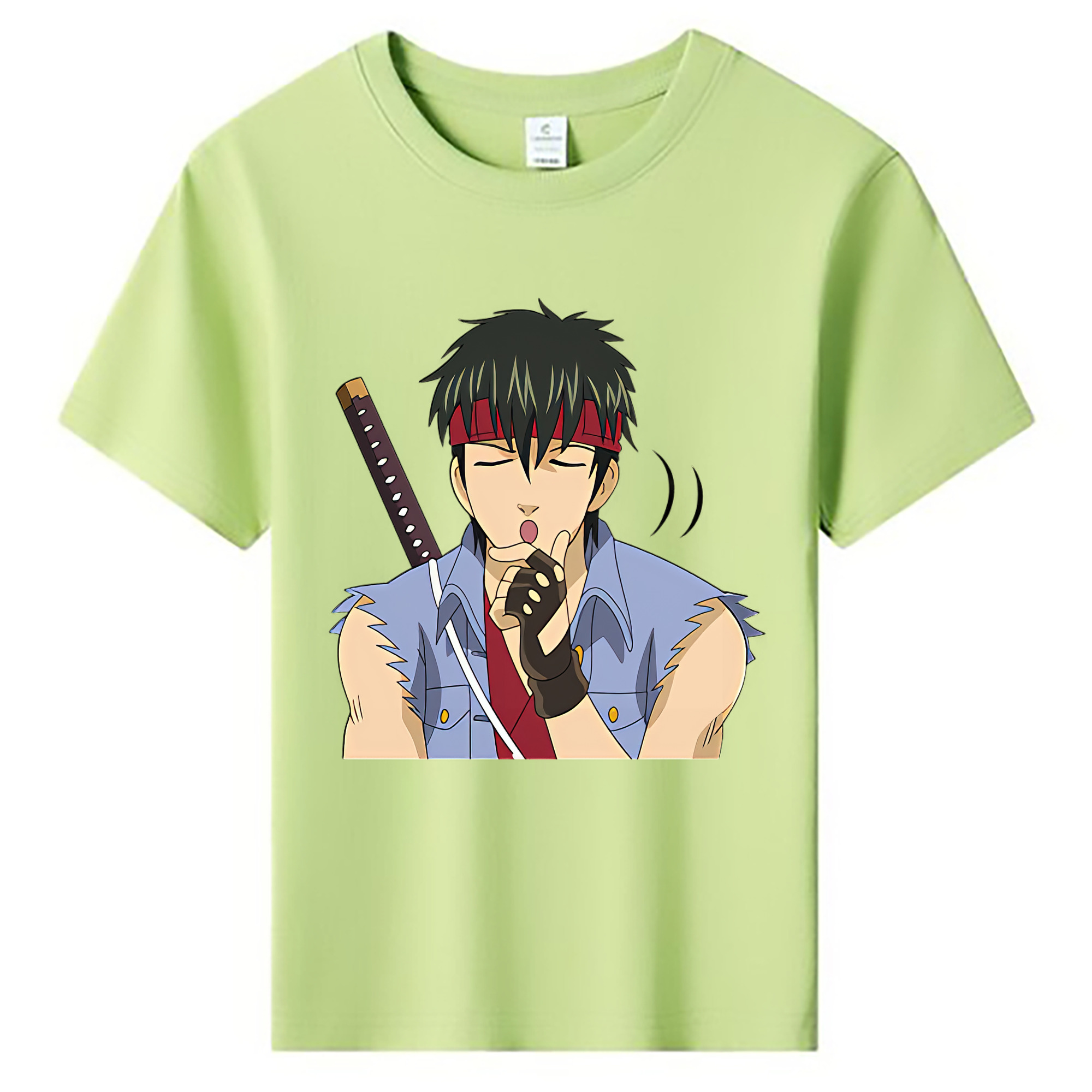 （画像用） ぎんたま 坂田銀時（さかたぎんとき） 神楽 志村新八（しむら しんぱち） GINTAMA Sakata Gintoki Kagura Shimura Shinpachi 綿100％キッズTシャツ（フロントプリント）
